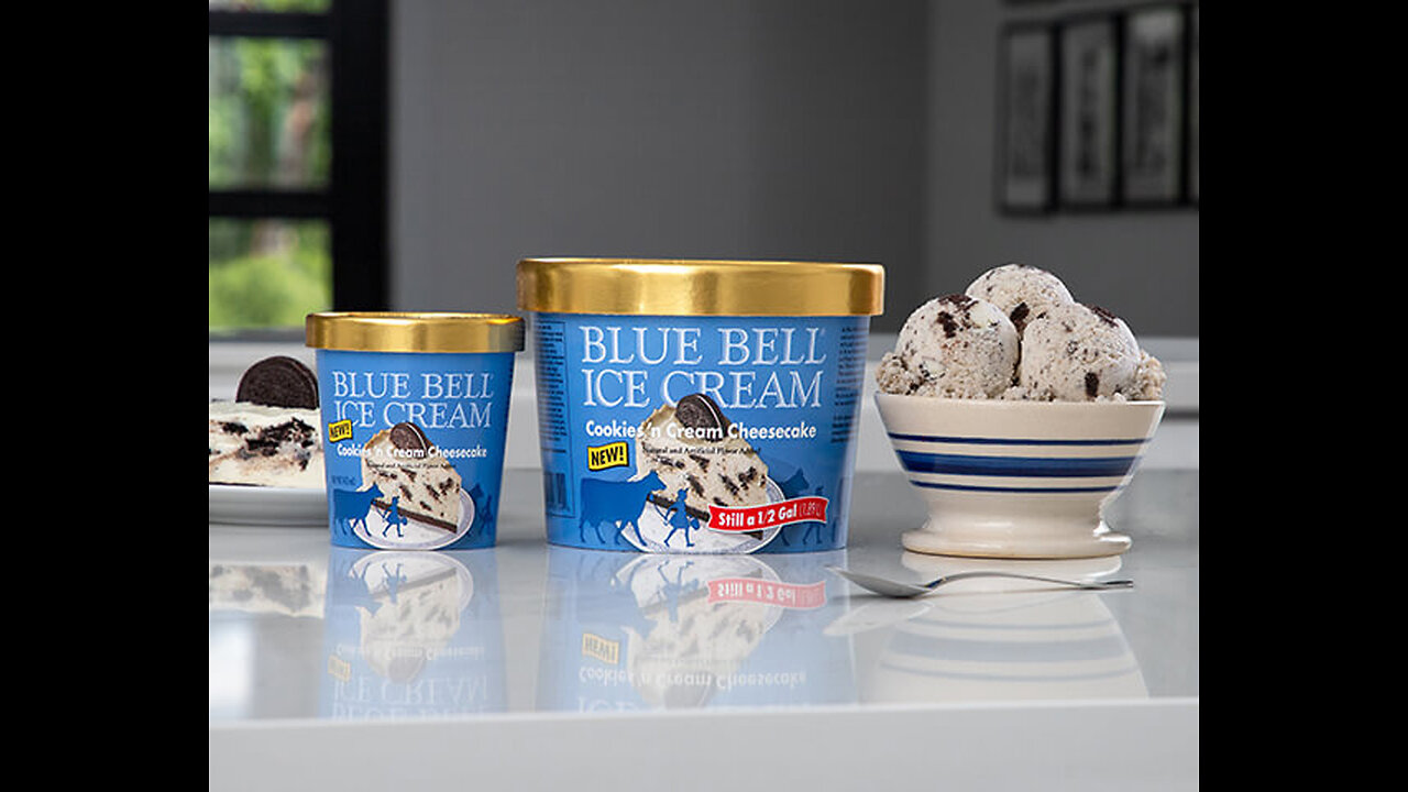 Blue Bell Ice Cream Cookies & Cream Cheesecake Review Bruh!