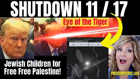 Shutdown Trump Eye of the Tiger - Free Palestine 11-8-23