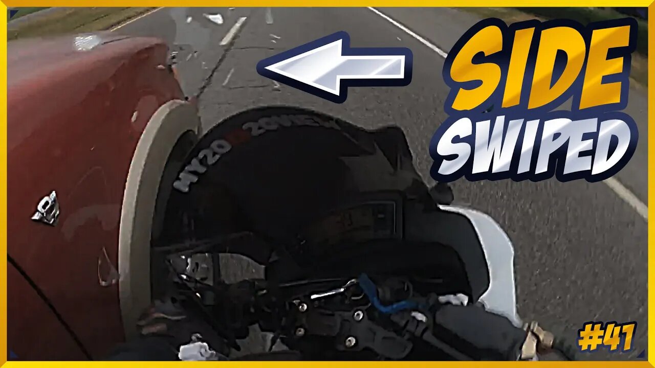 BIKER SIDE SWIPED | BIKE, MOTORCYCLE CRASHES & CLOSE CALLS 2022 [Ep.#41]