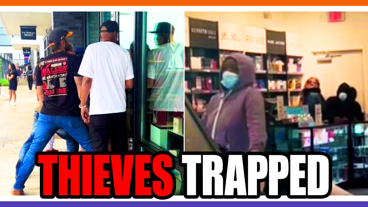 Civilians Trap Thieves In A Store