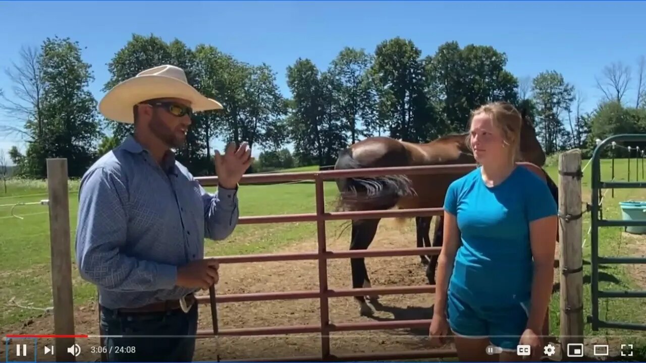 Discussing & Evaluating Ryan Rose Helping With Food Aggressive Horses - Part 1 of 3