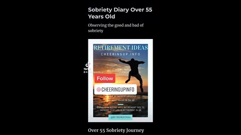 Sobriety Journal Of Over 55 Year Old For Retirement TV