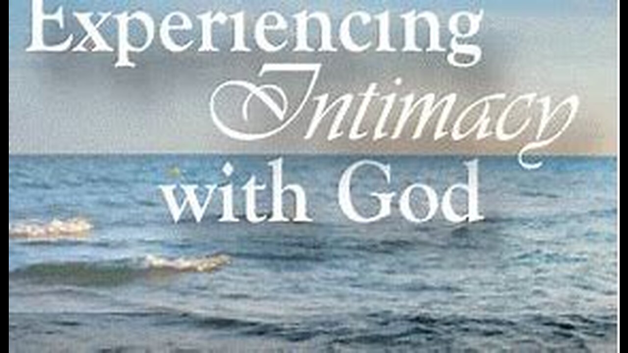 2022-11-20 Engaging God Intimately