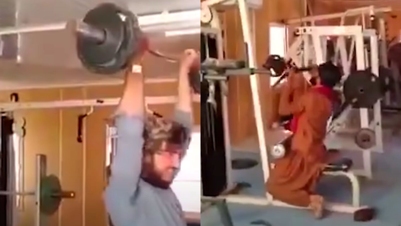 The Taliban Hit The Gym As They Take Over The Presidential Palace