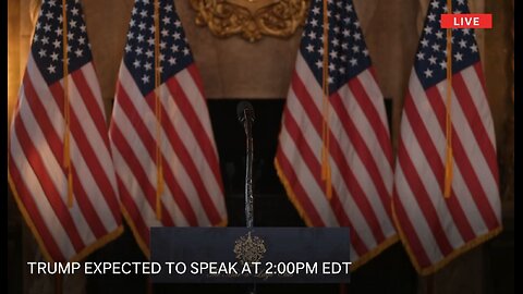 Donald Trump to address Press at 2 PM from Mar a Lago