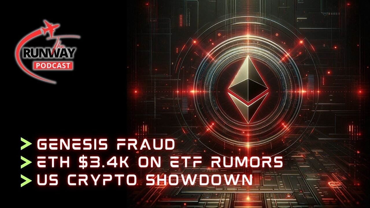 NY AG Slams Genesis! ETH Explodes to $3.4K on ETF Rumors & More | The Runway