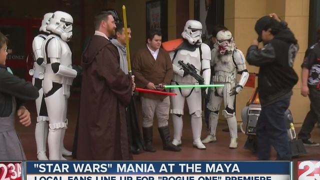 Star Wars mania at the Maya Theater