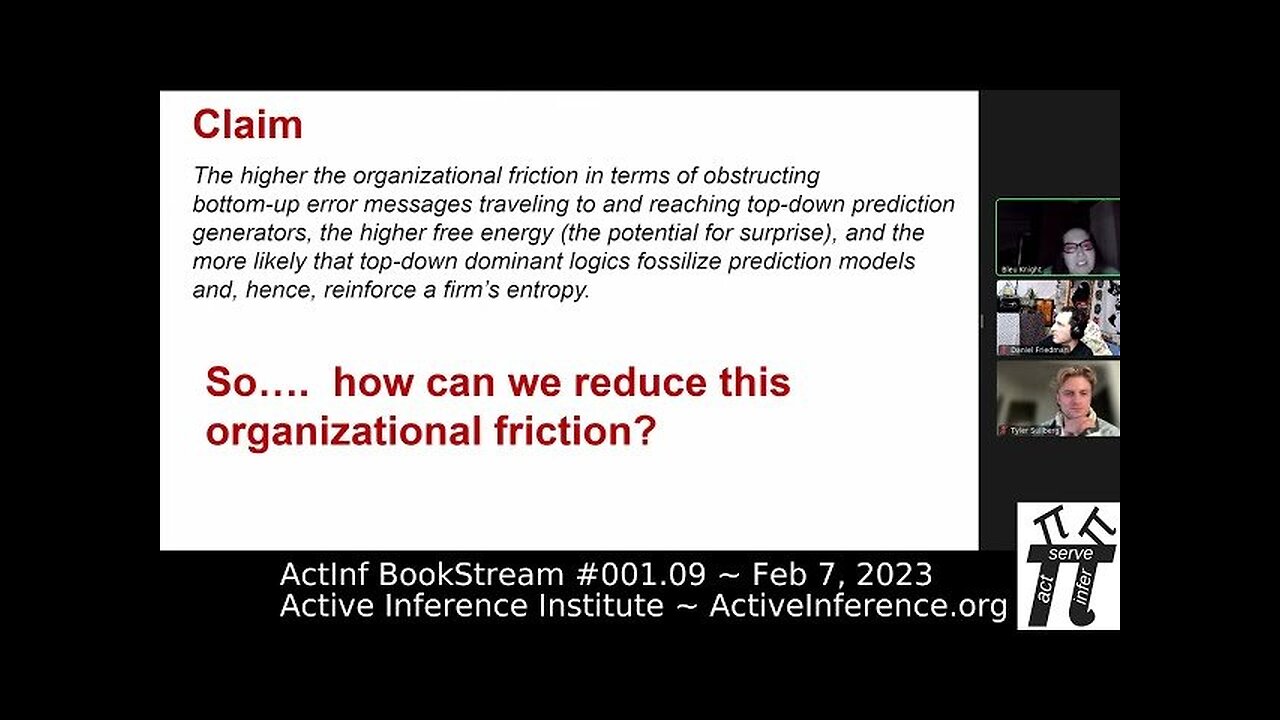 Active Inference BookStream #001.09 ~ "Governing Continuous Transformation"