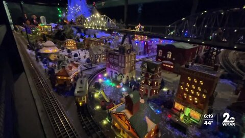 Baltimore firefighters 67th Annual Train Garden is underway!