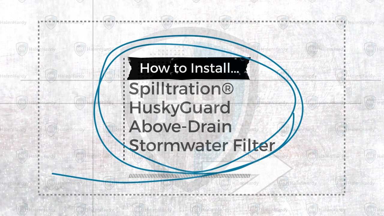 Spilltration® HuskyGuard Above-Drain Stormwater Filter SPL098 with Ties - How to