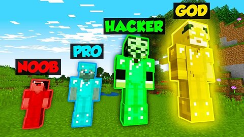 Minecraft NOOB vs. PRO vs. HACKER vs GOD- ARMOR CHALLENGE in Minecraft! (Animation)