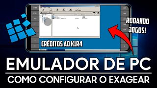 ExaGear | Emulador de PC para ANDROID! | Como Configurar o EXAGEAR e rodar JOGOS DE PC NO CELULAR!