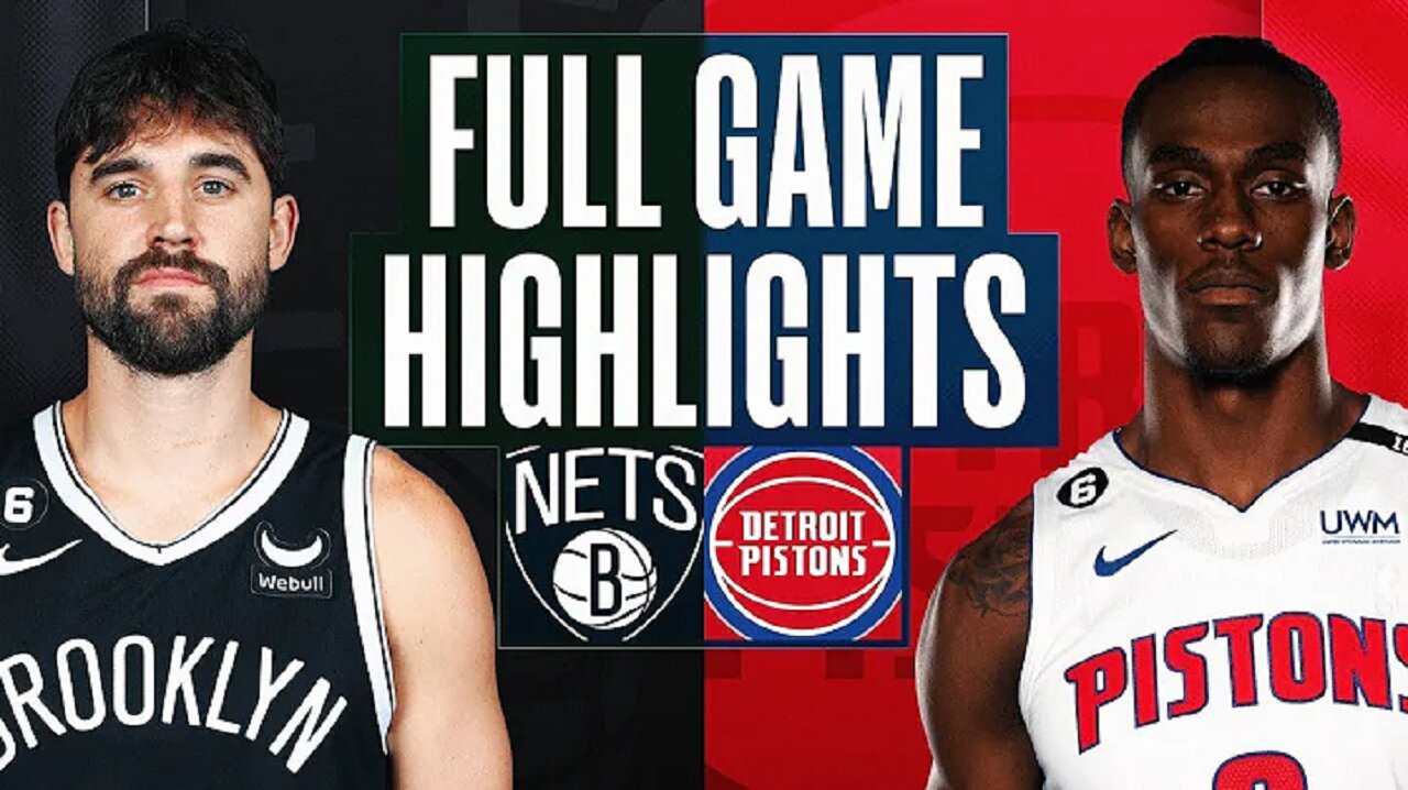 Brooklyn Nets vs. Detroit Pistons Full Game Highlights | Apr 5 | 2022-2023 NBA Season