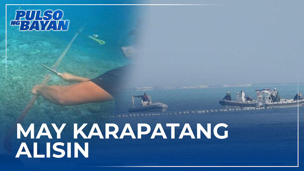 Pilipinas, may karapatang alisin ang floating barrier na inilagay ng China