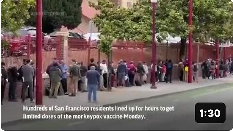 San Francisco monkeypox vaccine line