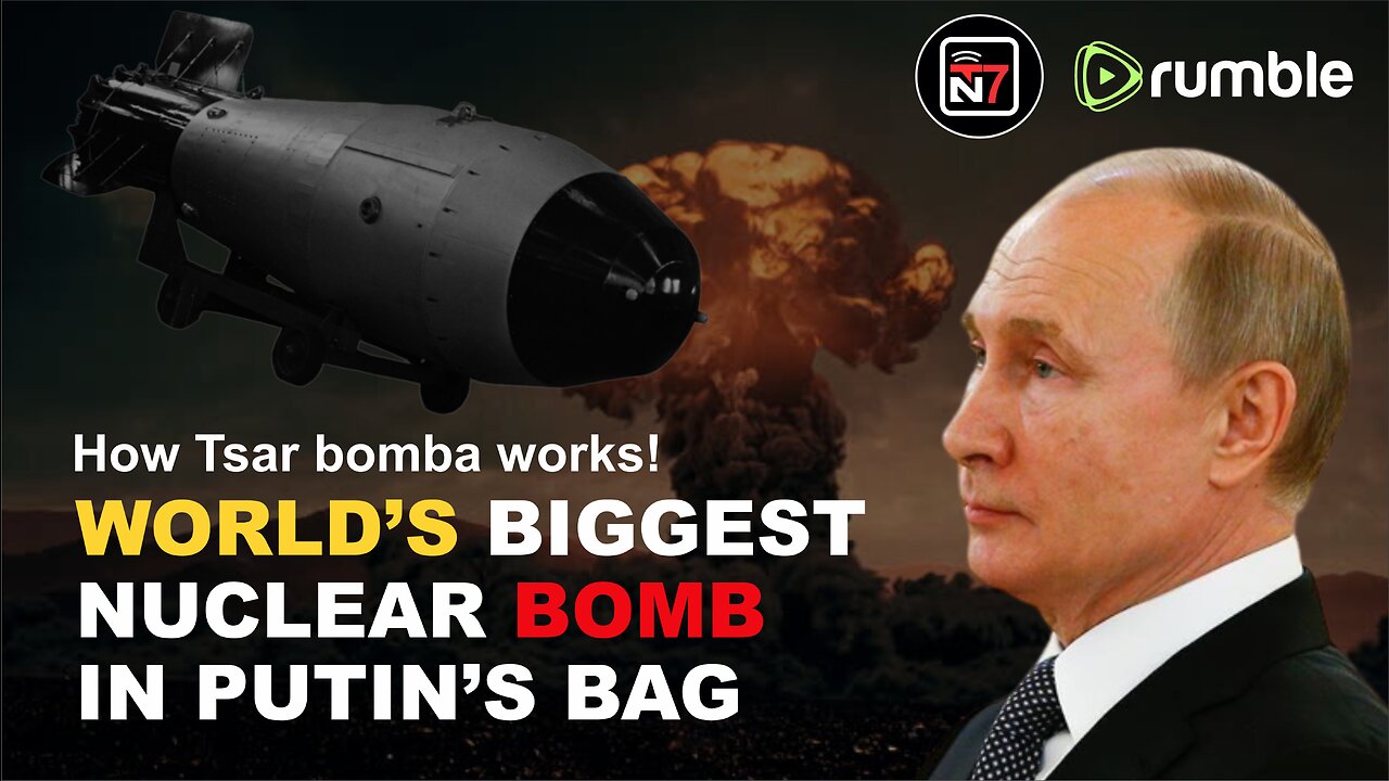 How Tsar bomba works! Worlds biggest nuclear bomb ever detonated