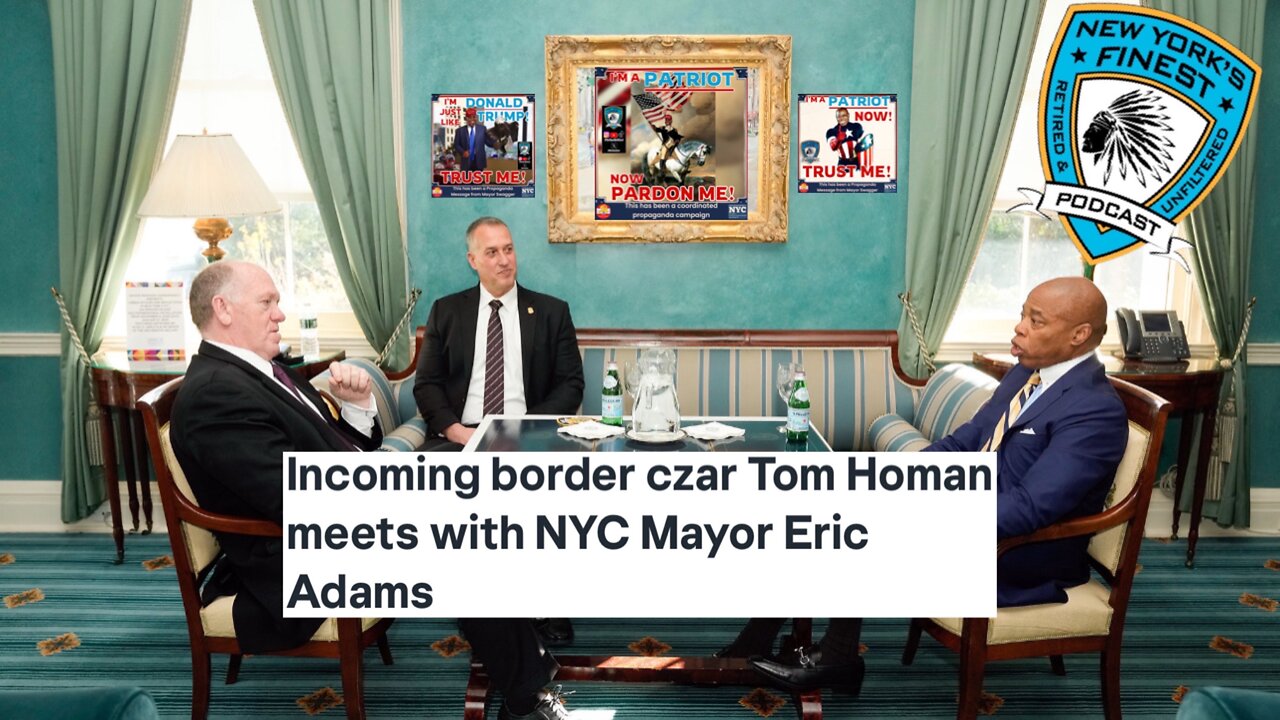 NYC Mayor Eric Adams meets with Trump's "border czar" Tom Homan