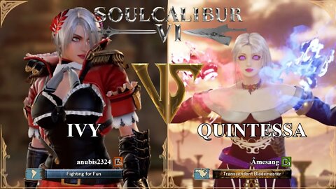 Ivy (anubis2324) VS Quintessa (Âmesang) (SoulCalibur™ VI: Online)