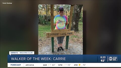 Walking Club Walker of the Week: Carrie