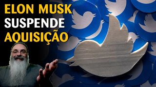 ELON MUSK suspende o processo de AQUISIÇÃO DO TWITTER por desconfiar de contas fake