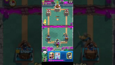 PARTIDAS ALEATÓRIAS CLASH ROYALE #01 - O CARA DESISTIU DEPOIS DO CONTRA ATAQUE