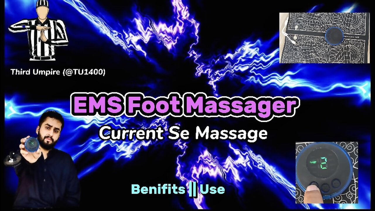 EMS Foot Massager - Unboxing & Testing