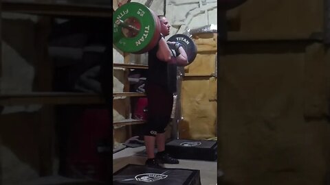 160 kg / 352 lb - Low Block Clean