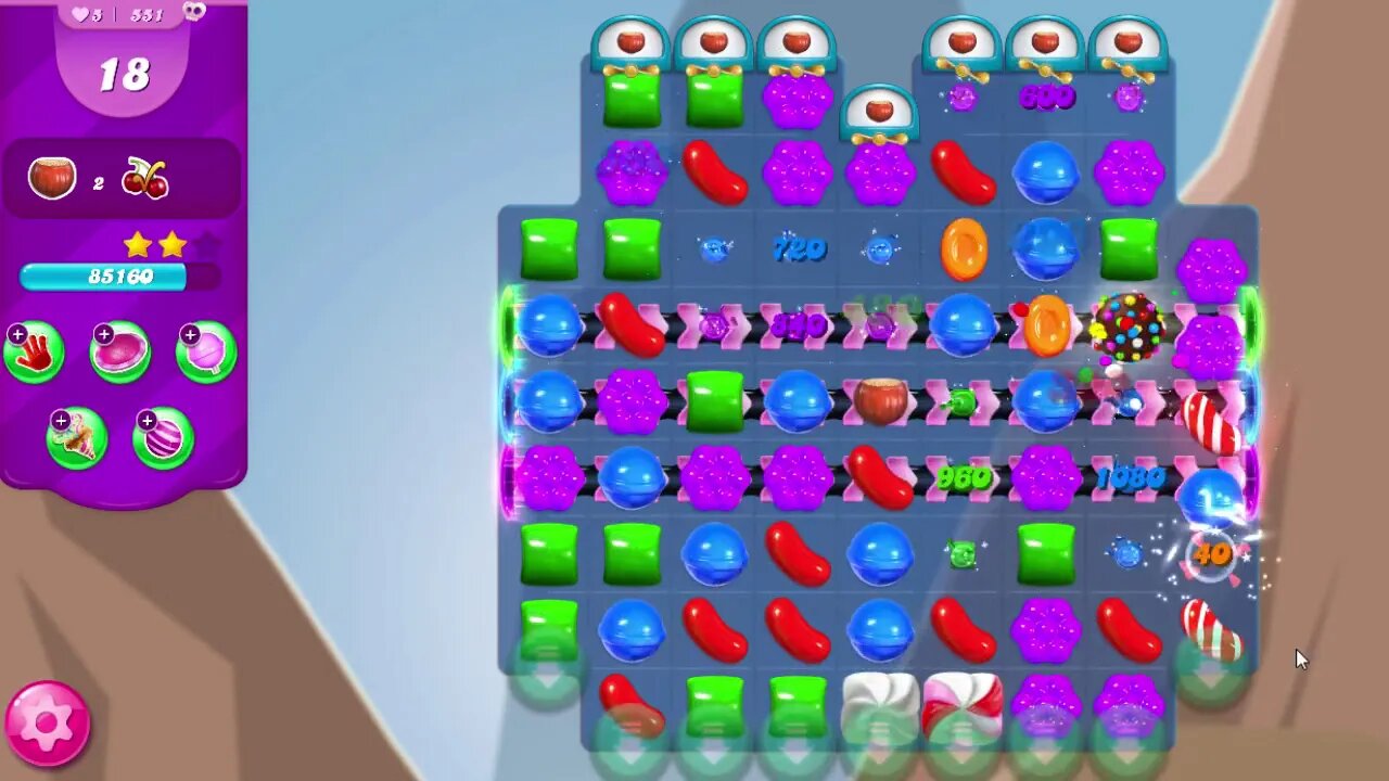 Candy Crush Saga Level 551