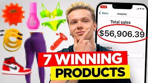 7 Winning Products To Sell This Week (Shopify Dropshipping)