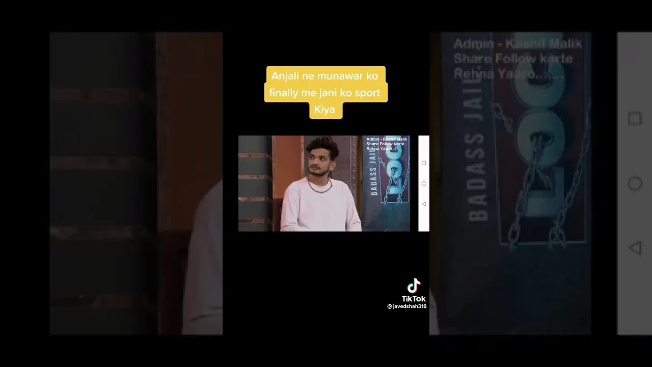 Anjali ne munawar ko