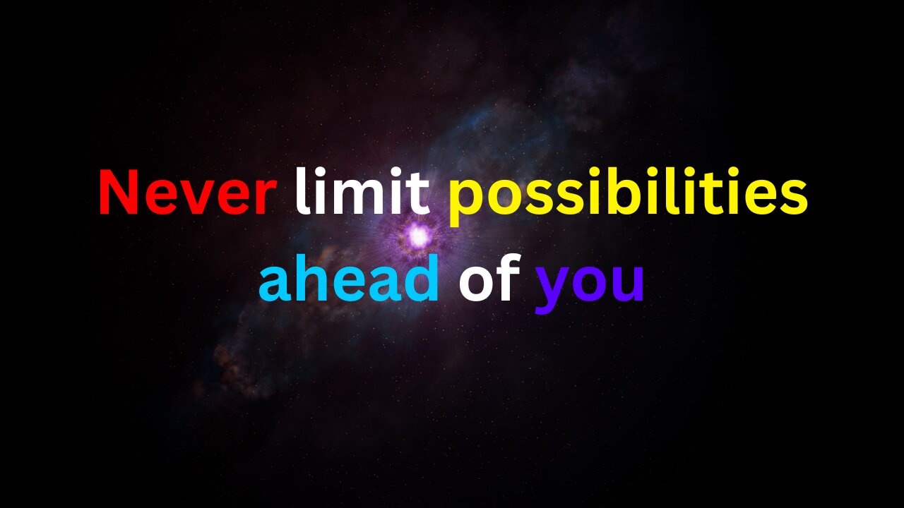 Never limit the possibilities ahead of you🌼 you are different | 🌼affirmation