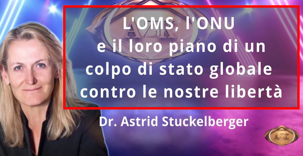 L'OMS💉L'ONU💉 E IL LORO PIANO DI STATO GLOBALE CONTRO LE NOSTRE LIBERTA'💉