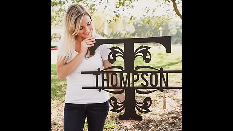 RealSteel Brand, Personalized Last Name Sign, Unique Wedding Gifts