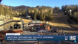 Arizona Snowbowl delays opening day 'until further notice' due to warm weather, no snow