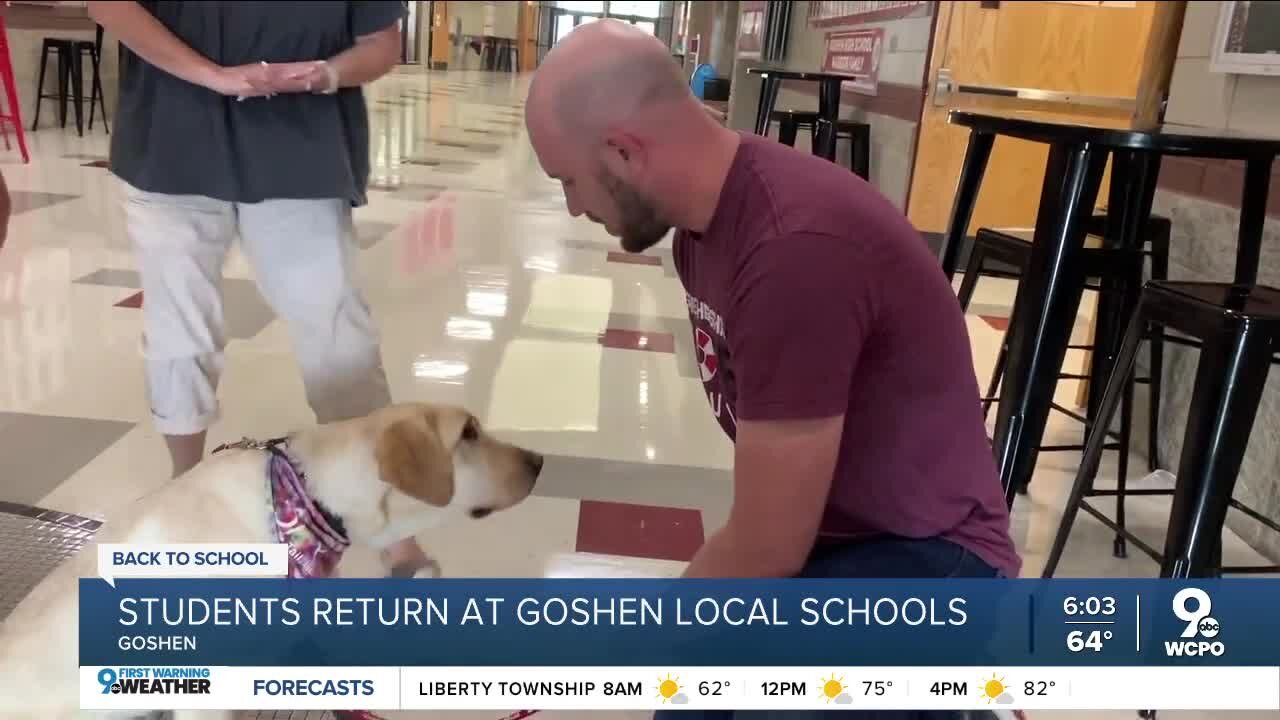 Goshen Local Schools to have new support dog, more for first day of classes