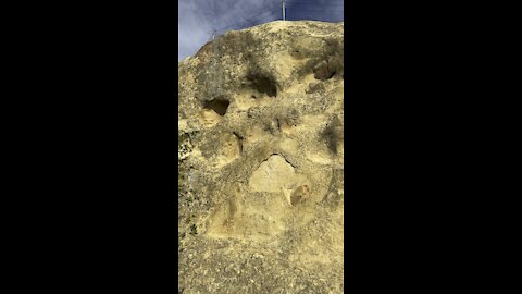 Wind Caves formed in Sentinel Rock