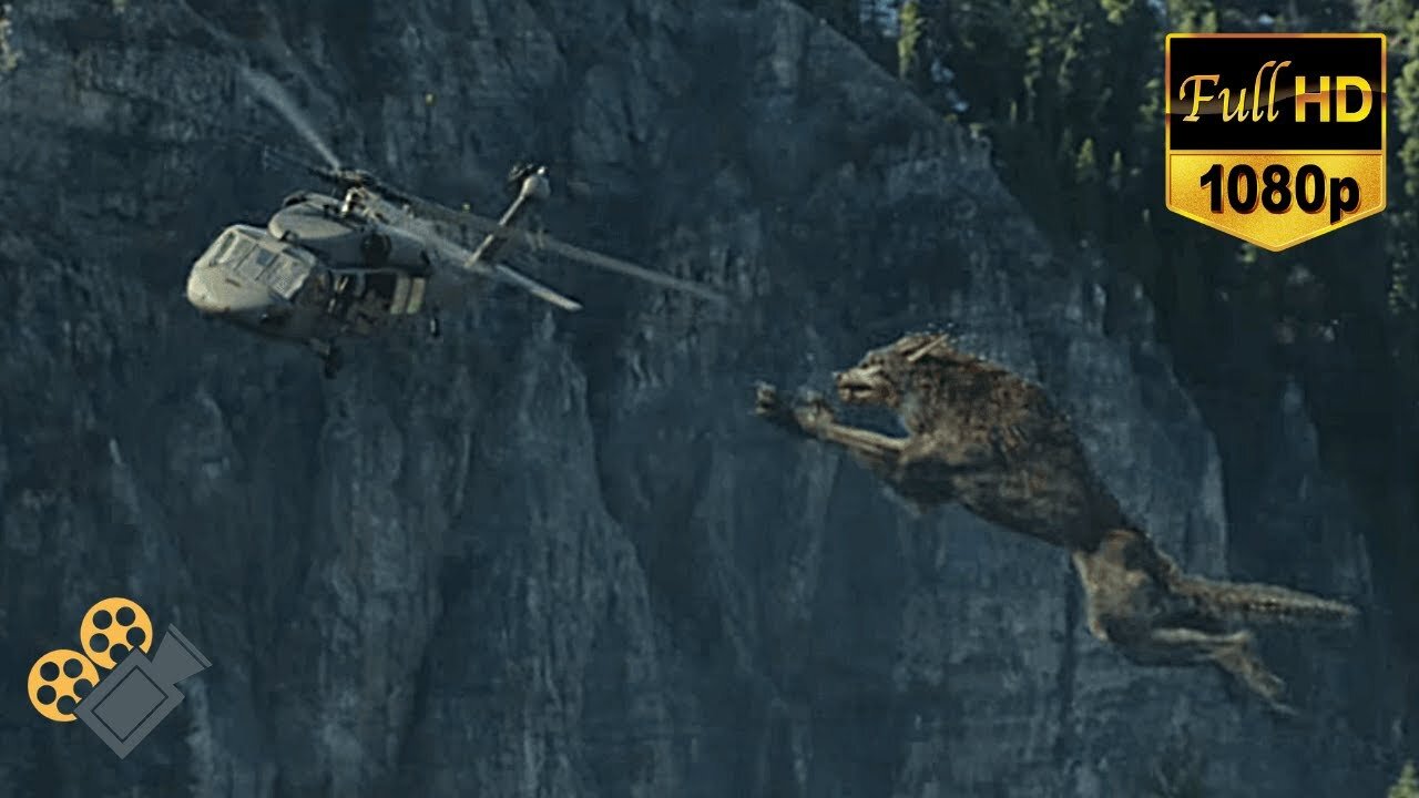 Gain wolf attack scene wolf VS helicopter best movie