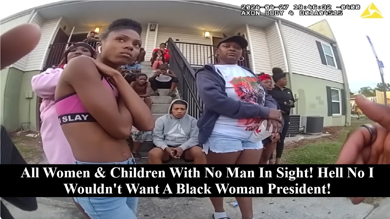 Black Kids With No Father In Sight Try To Stop Cops From Arresting Disrespectful Dyke-Friend!