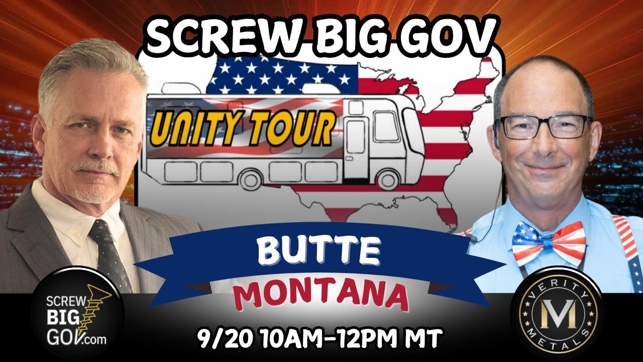 The Unity Tour Stops in Butte. MT! Join us Live and Follow This Channel for More!