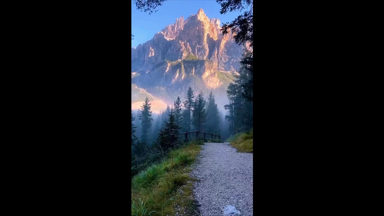 Epic mountain views in the Italian Dolomites