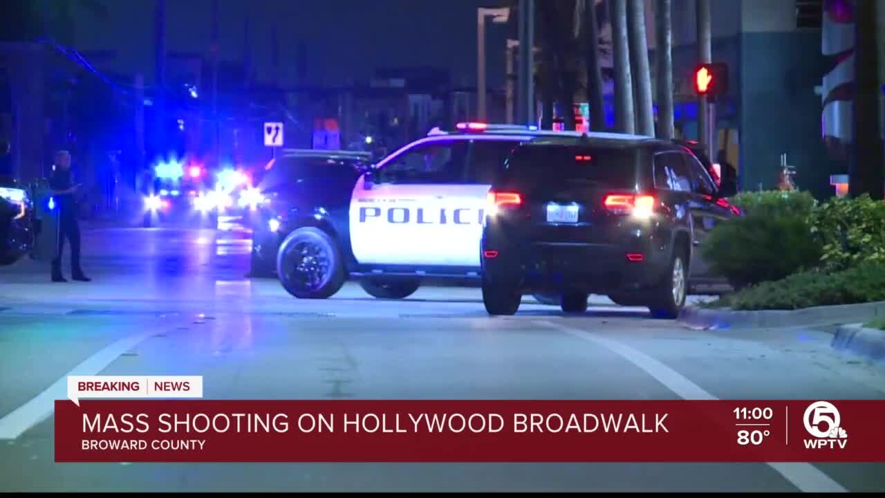 Police: 9 people shot, hospitalized in dispute between 2 groups on Hollywood's Broadwalk