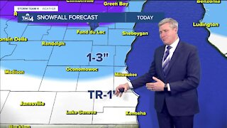 Scattered flurries, light snow Wednesday night