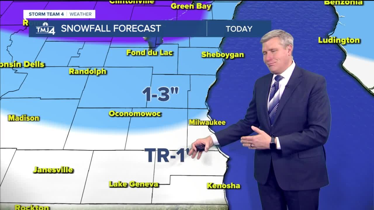 Scattered flurries, light snow Wednesday night