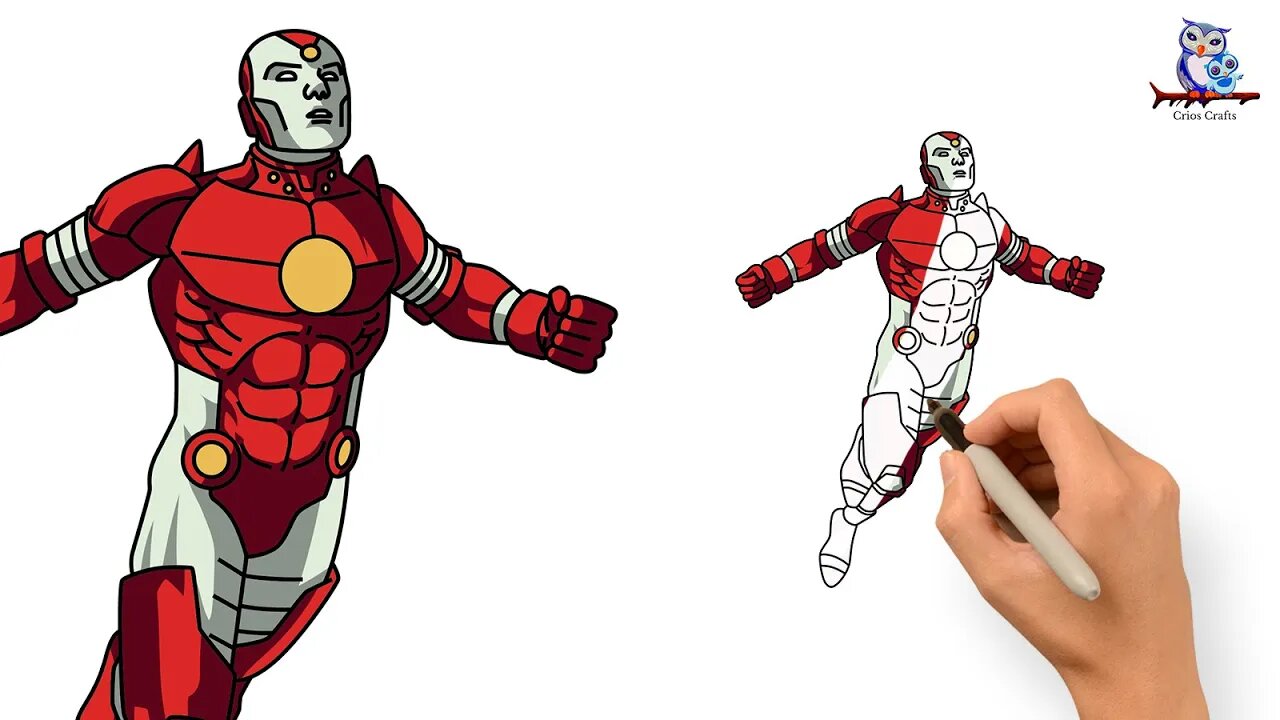 How to Draw Iron Lad Kang the Conqueror - MCU Art Tutorial