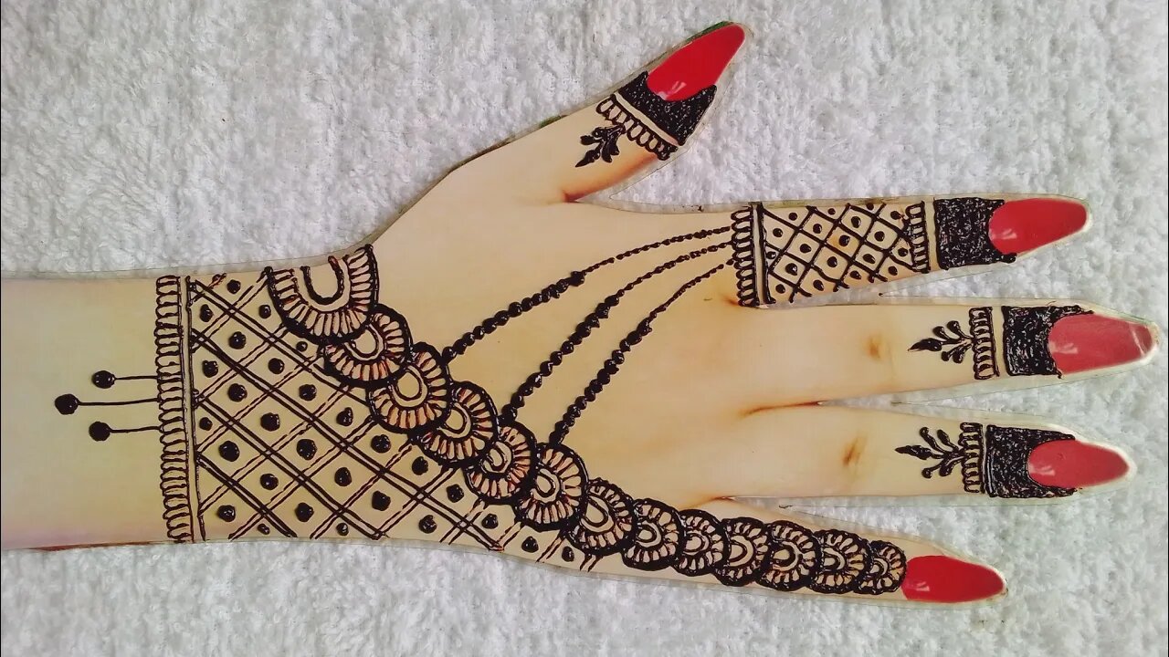 Beautiful Easy Mehndi Design | Simple Back Hand Mehndi Designs | Sana Designs