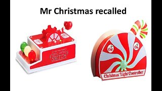 Mr. Christmas Tree light switch recalled