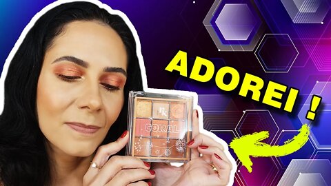 Paleta CORAL RK By Kiss - Primeiras impressões