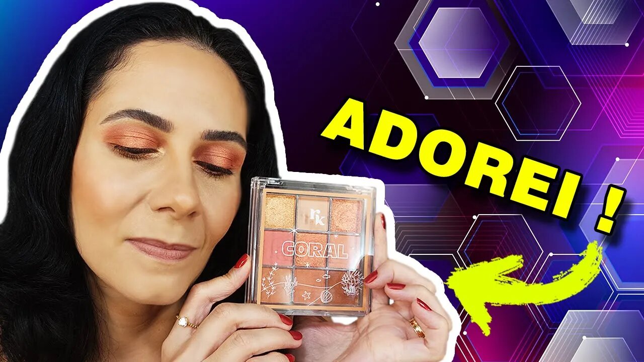 Paleta CORAL RK By Kiss - Primeiras impressões