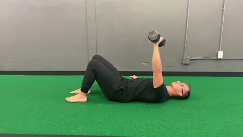 Single Arm DB Floor Press