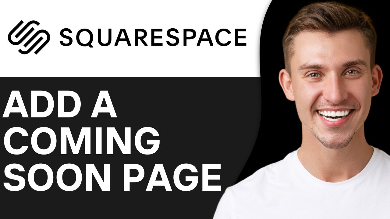 HOW TO ADD A COMING SOON PAGE ON SQUARESPACE